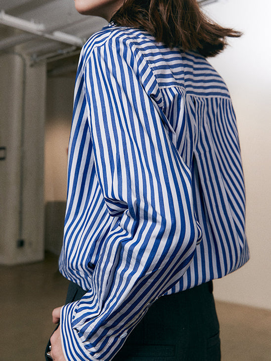 Clearly Into You Stripe Button Down Shirt