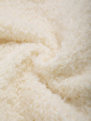 Creamy Furry Cardigan