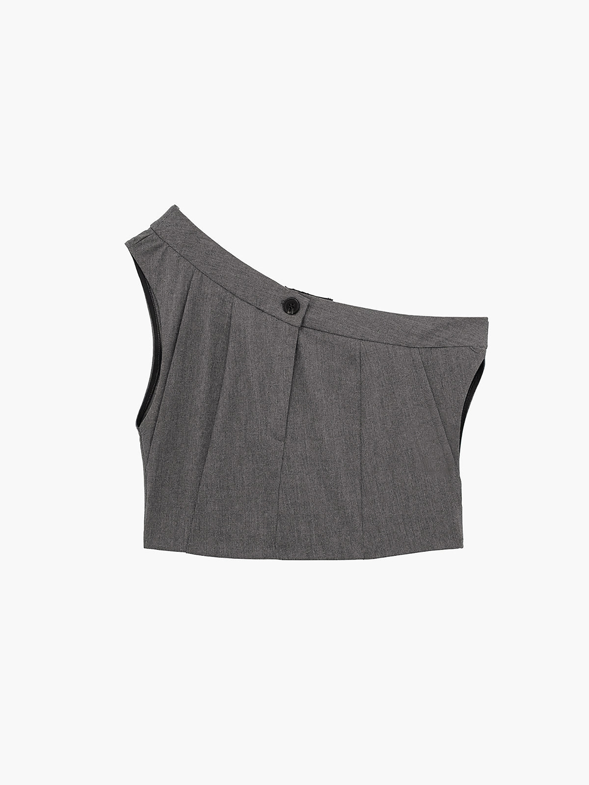 Leisure One Shoulder Crop Top