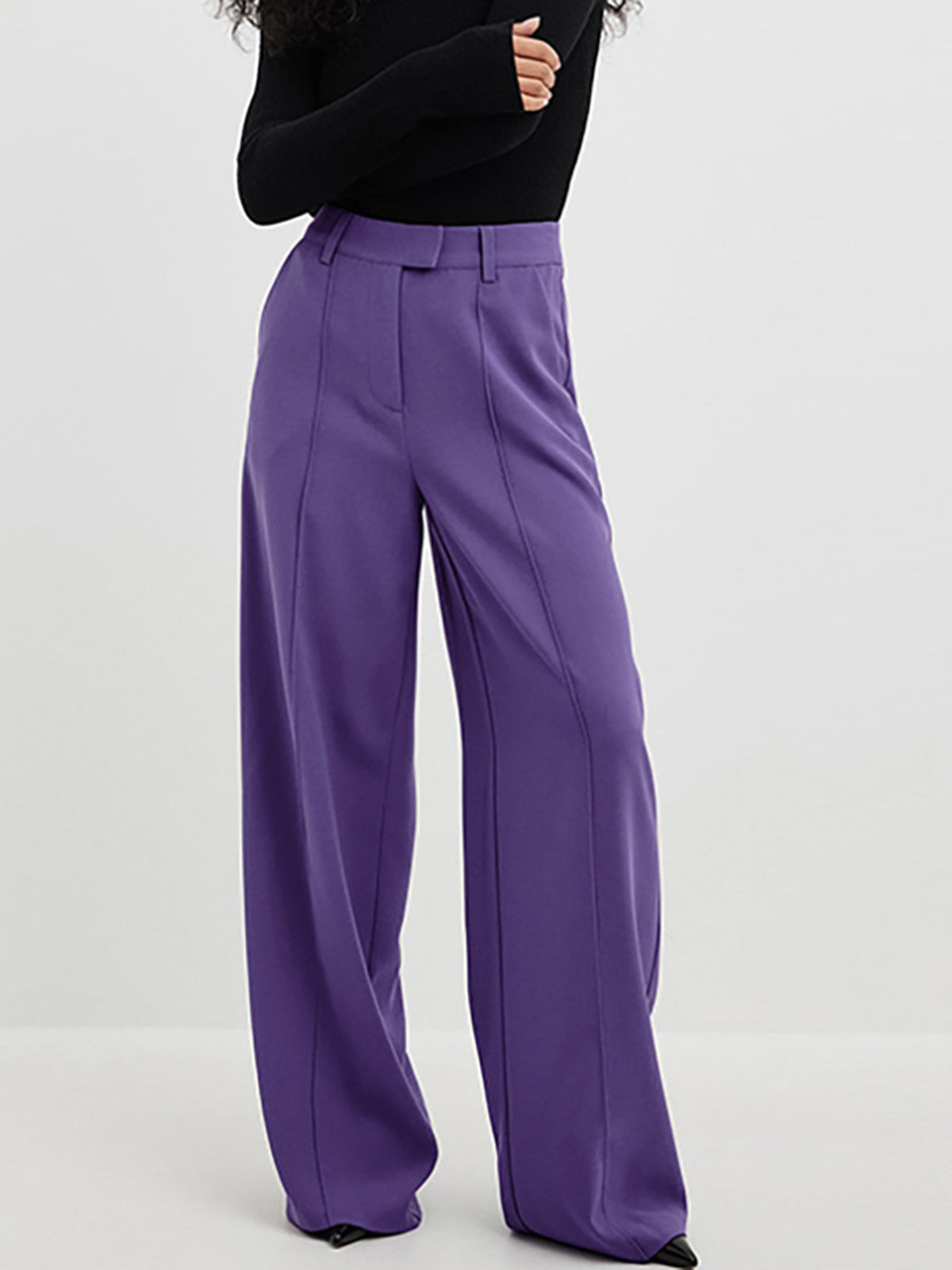 Lavender Wide Leg Pants