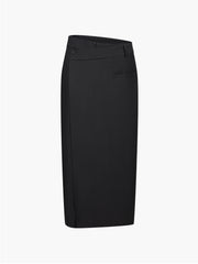 Asymmertric Layered Maxi Skirt