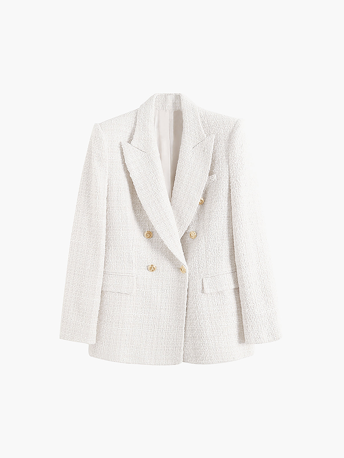 Old Money Aesthetics Tweed Blazer