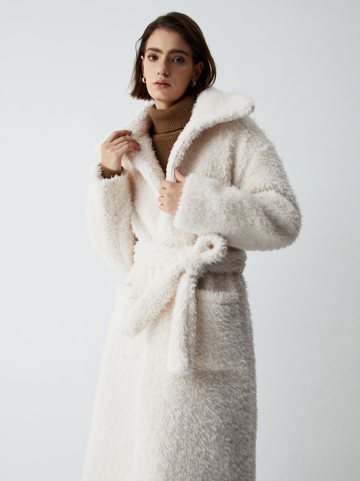 Warm Embrace Furry Trench Coat