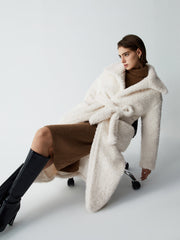 Warm Embrace Furry Trench Coat