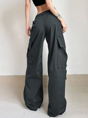 Solo Ovesized Cargo Parachute Pants